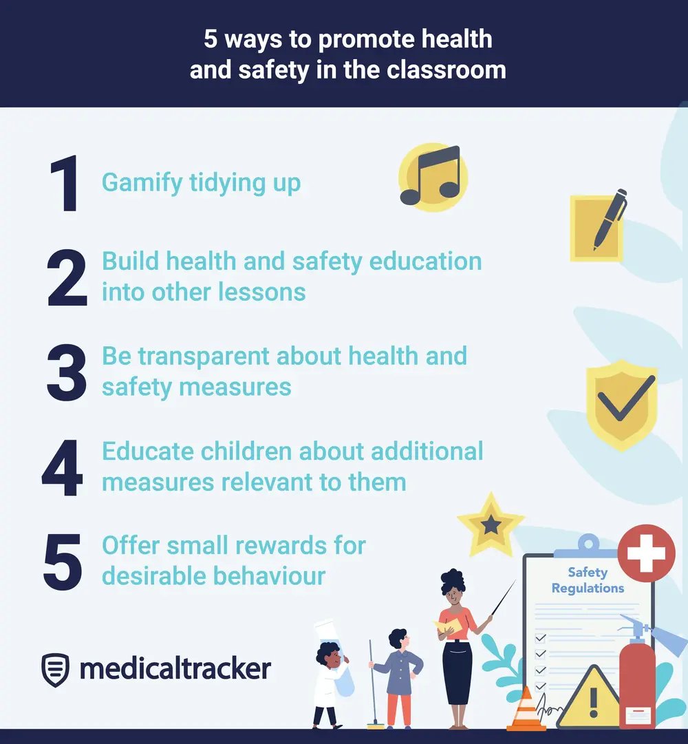 5 ways to promote health and safety in the classroom