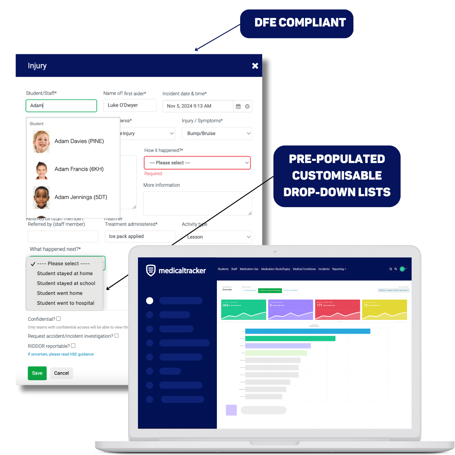 Medical Tracker For Secondary Schools | Medical Tracker
