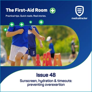 Sunscreen hydration timeouts preventing overexertion The First Aid Room Blog