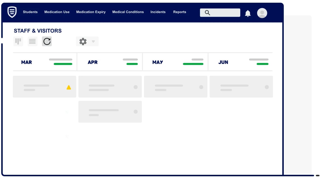 track visitor and staff health and safety incidents online