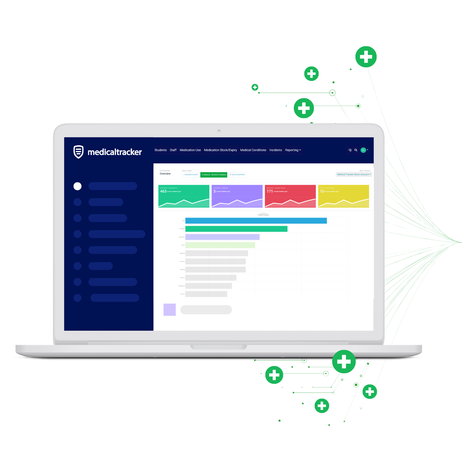 Export all student medical data and information stored in Medical Tracker
