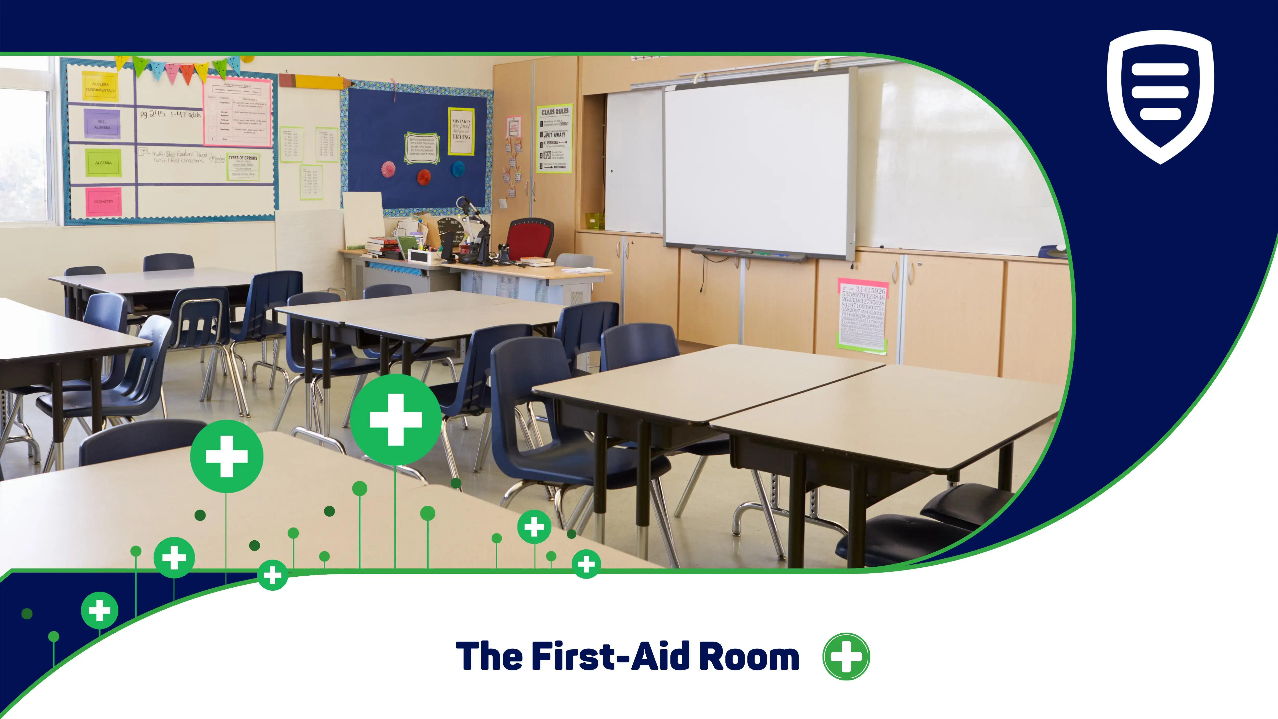 The First-Aid Room blog: The heatwaves we didn’t plan for: keeping pupils safe when classrooms become too hot - empty classroom image