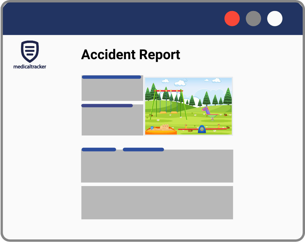 An example of an accident investigation form.