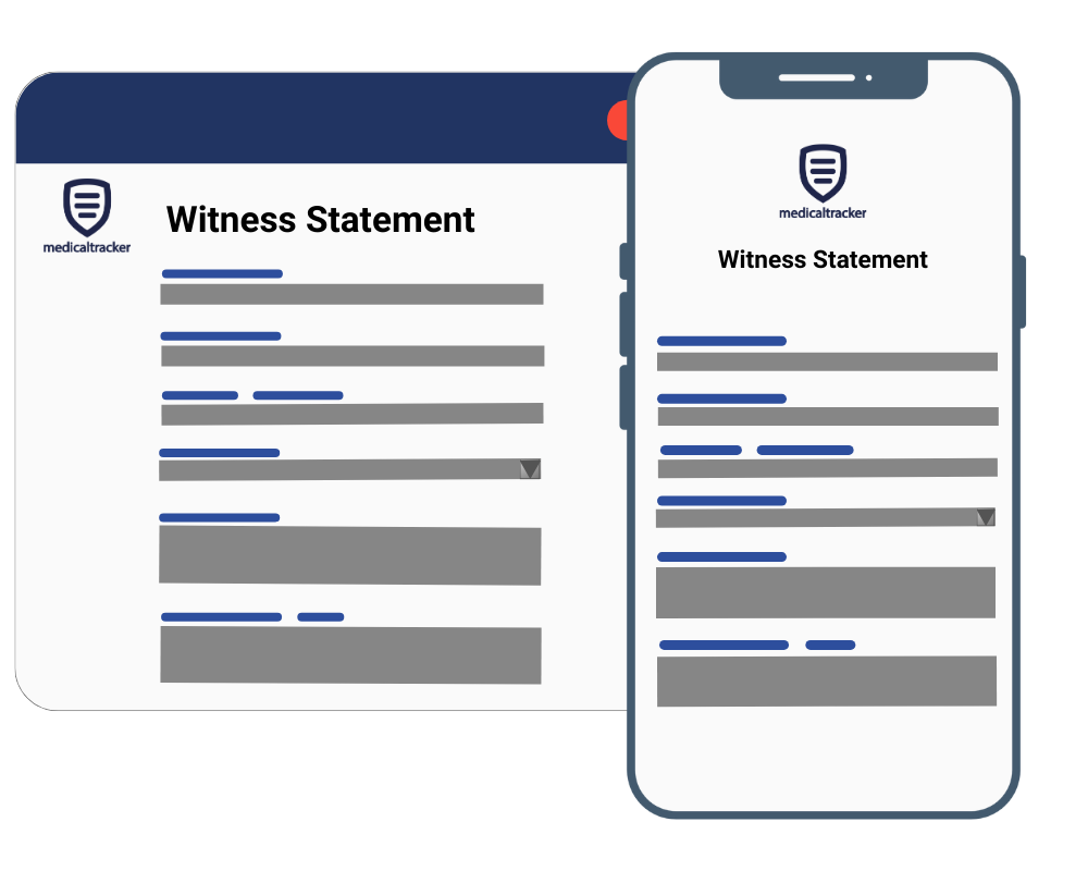 A screenshot of an accident investigation form.