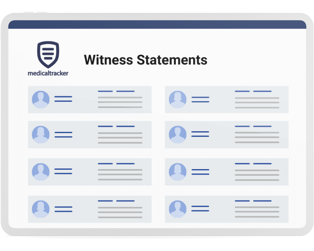 Witness statement template for schools.