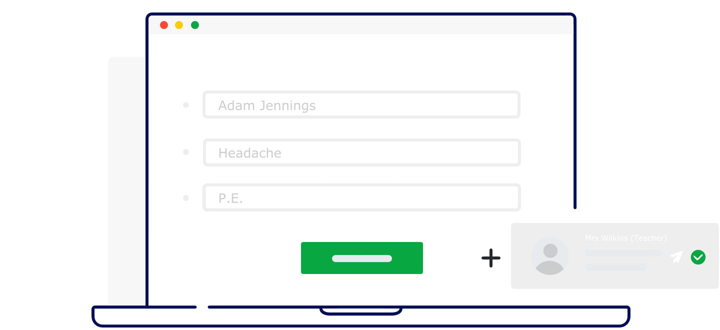 illustration of form to monitor mental health